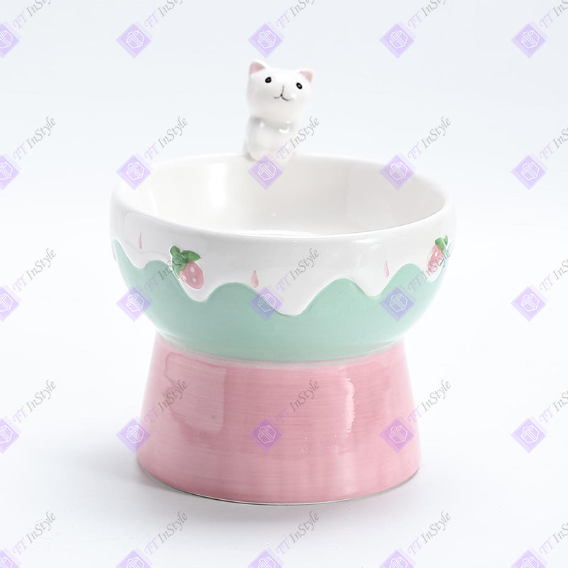 宠物用品 - 瓷碗及竹架