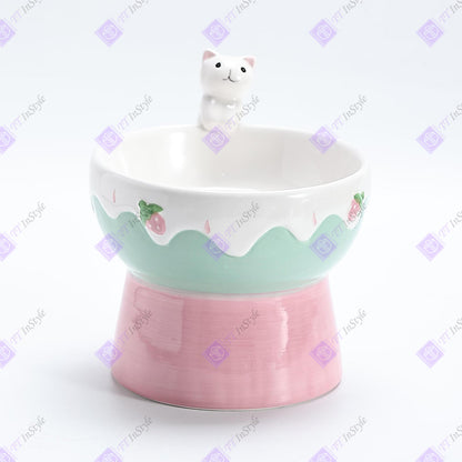 宠物用品 - 瓷碗及竹架
