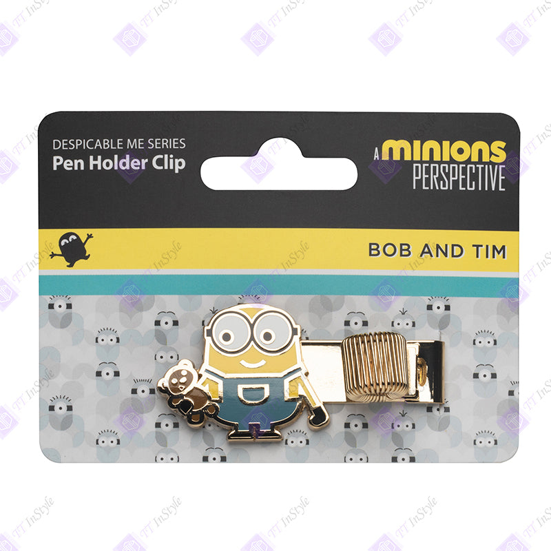 Minions Metal Pen Clip Bob, King Bob