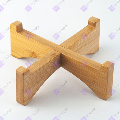宠物用品 - 瓷碗及竹架
