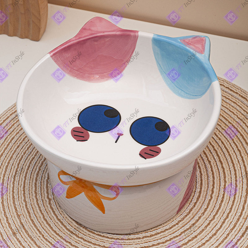 宠物用品 - 瓷碗及竹架