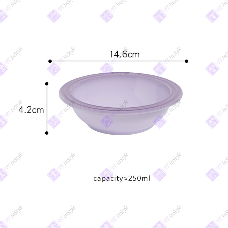 宠物用品 - 优质瓷碗和聚丙烯支架（马卡龙色）