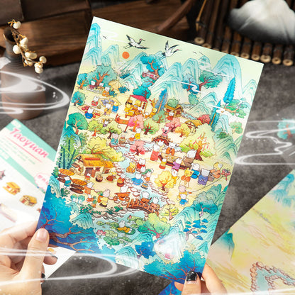 Interesting World DIY 3D Scene Sticker Collection - 2 lovely Miniature Scenes