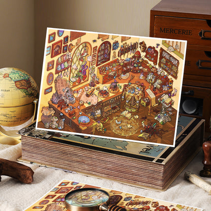 Post-Apocalyptic Ruin DIY 3D Scene Sticker Collection - 2 lovely Miniature Scenes
